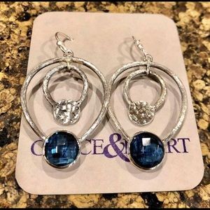Grace & Heart Sterling Silver Earrings